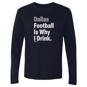 Dallas Football Men's Long Sleeve T-Shirt | 500 LEVEL