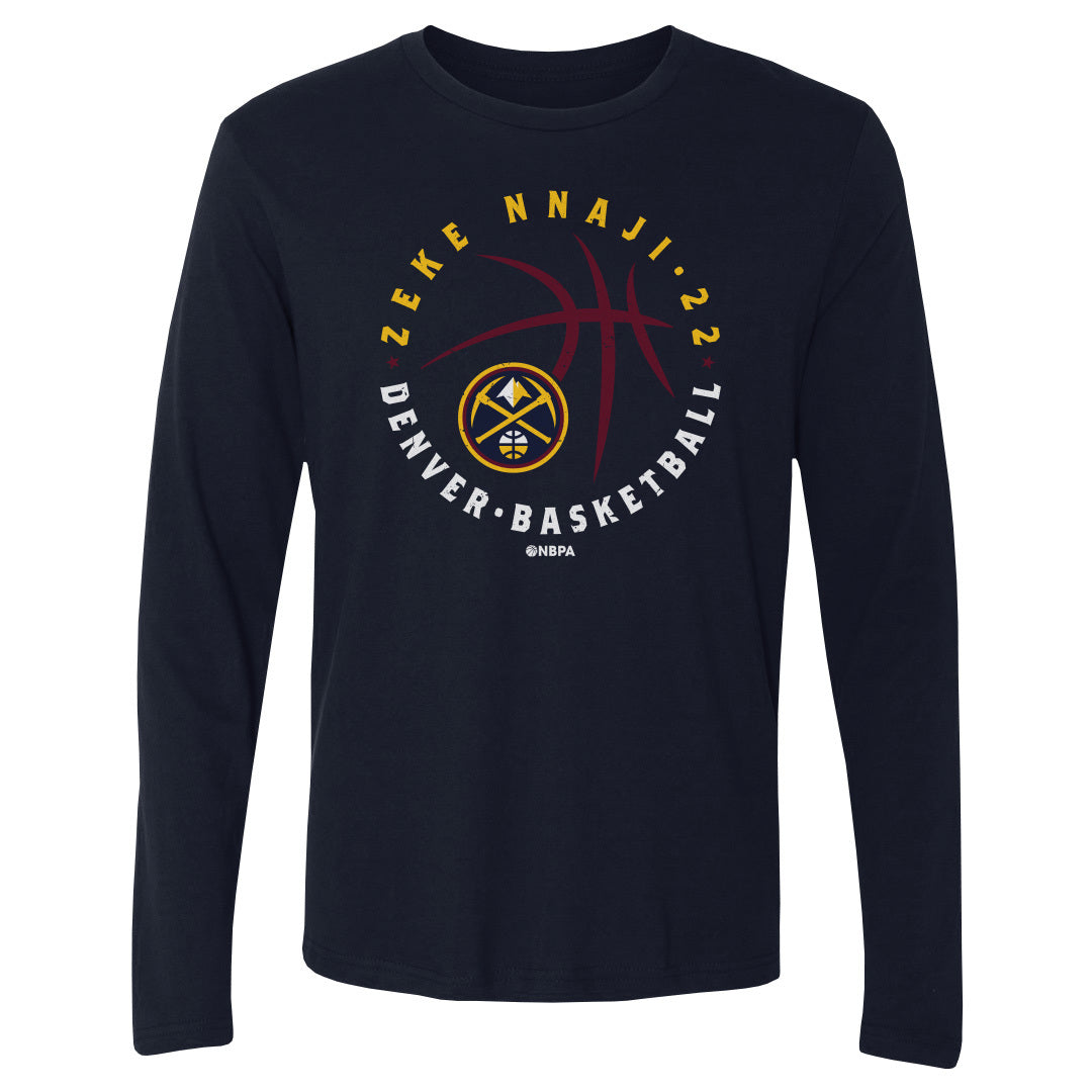 Zeke Nnaji Men's Long Sleeve T-Shirt | 500 LEVEL