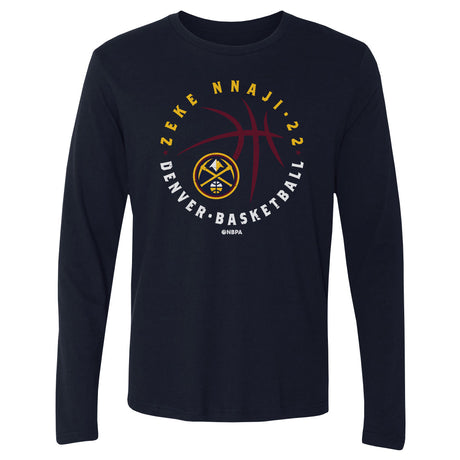 Zeke Nnaji Men's Long Sleeve T-Shirt | 500 LEVEL