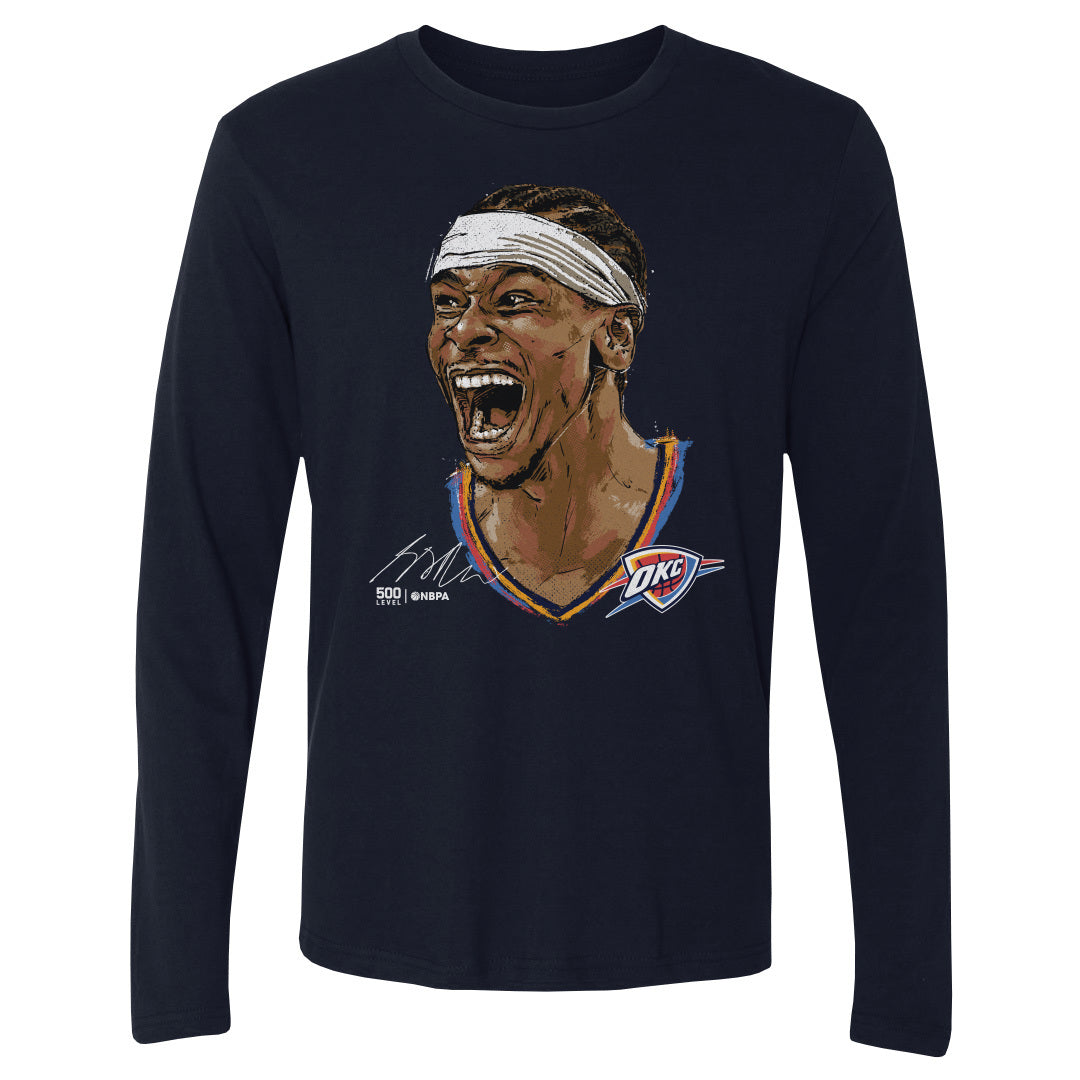 Shai Gilgeous-Alexander Men's Long Sleeve T-Shirt | 500 LEVEL