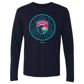 San Diego Wave FC Men's Long Sleeve T-Shirt | 500 LEVEL