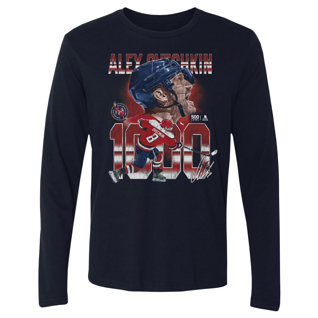 Alex Ovechkin Men's Long Sleeve T-Shirt | 500 LEVEL