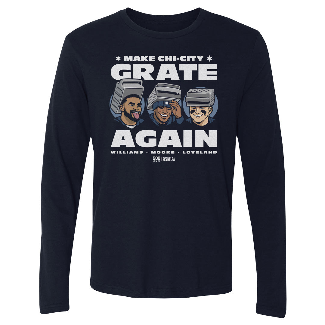 Caleb Williams Men's Long Sleeve T-Shirt | 500 LEVEL