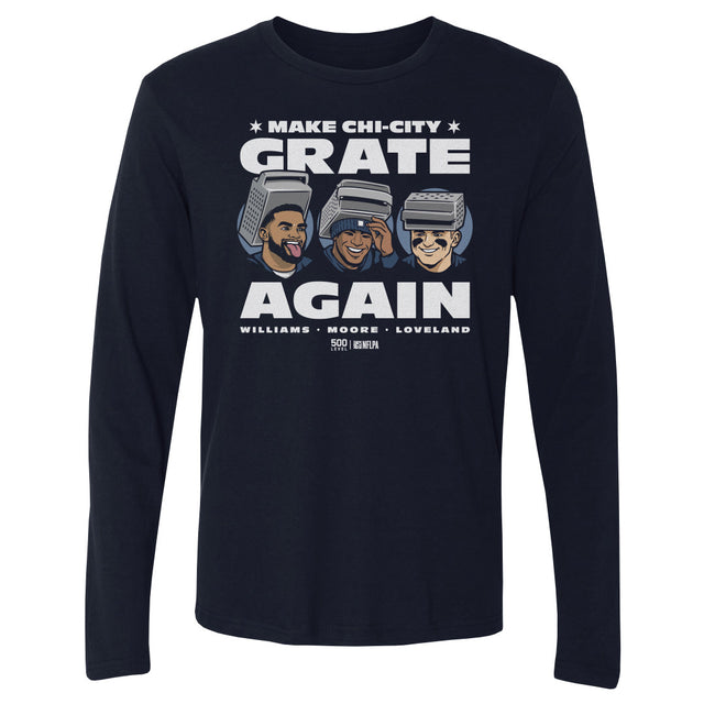 Caleb Williams Men's Long Sleeve T-Shirt | 500 LEVEL