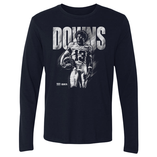Caleb Downs Men's Long Sleeve T-Shirt | 500 LEVEL