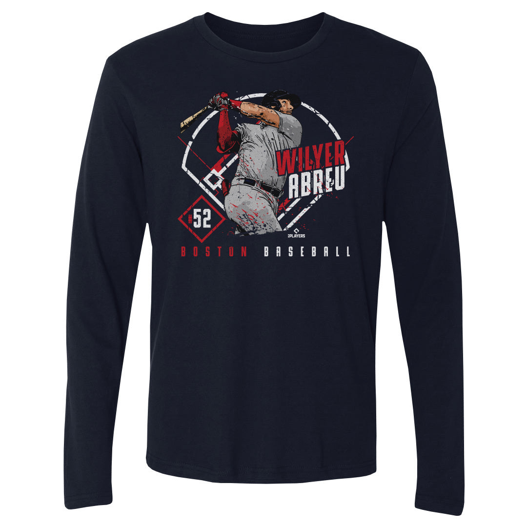 Wilyer Abreu Men's Long Sleeve T-Shirt | 500 LEVEL