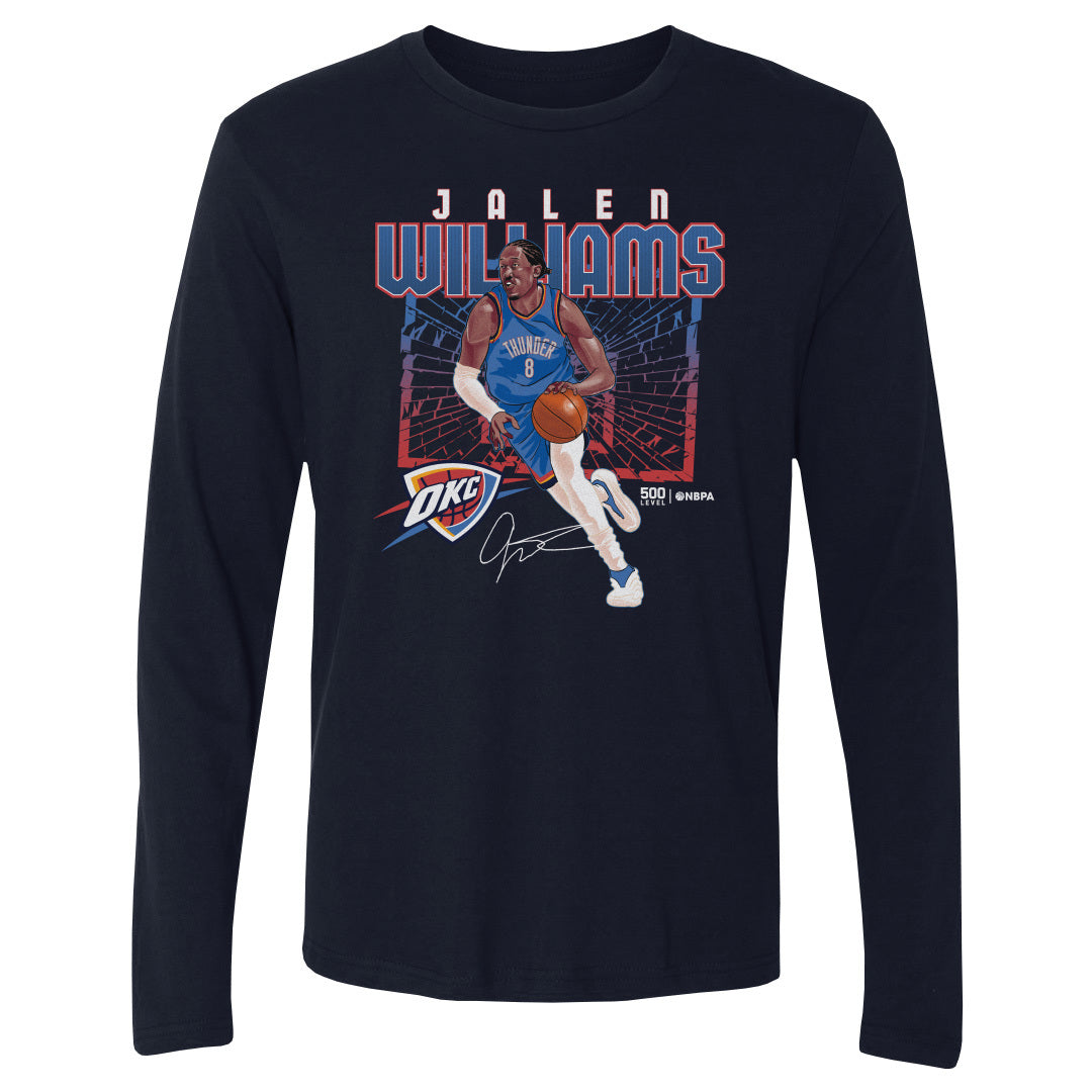 Jalen Williams Men's Long Sleeve T-Shirt | 500 LEVEL