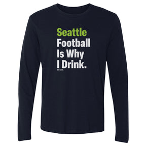 Seattle Football Men's Long Sleeve T-Shirt | 500 LEVEL