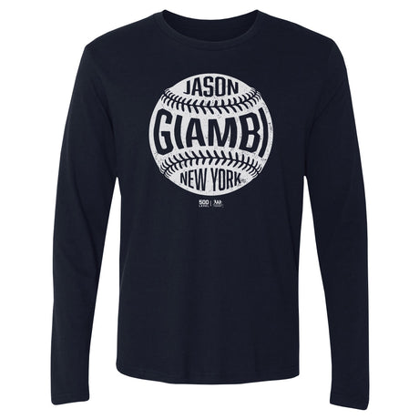 Jason Giambi Men's Long Sleeve T-Shirt | 500 LEVEL
