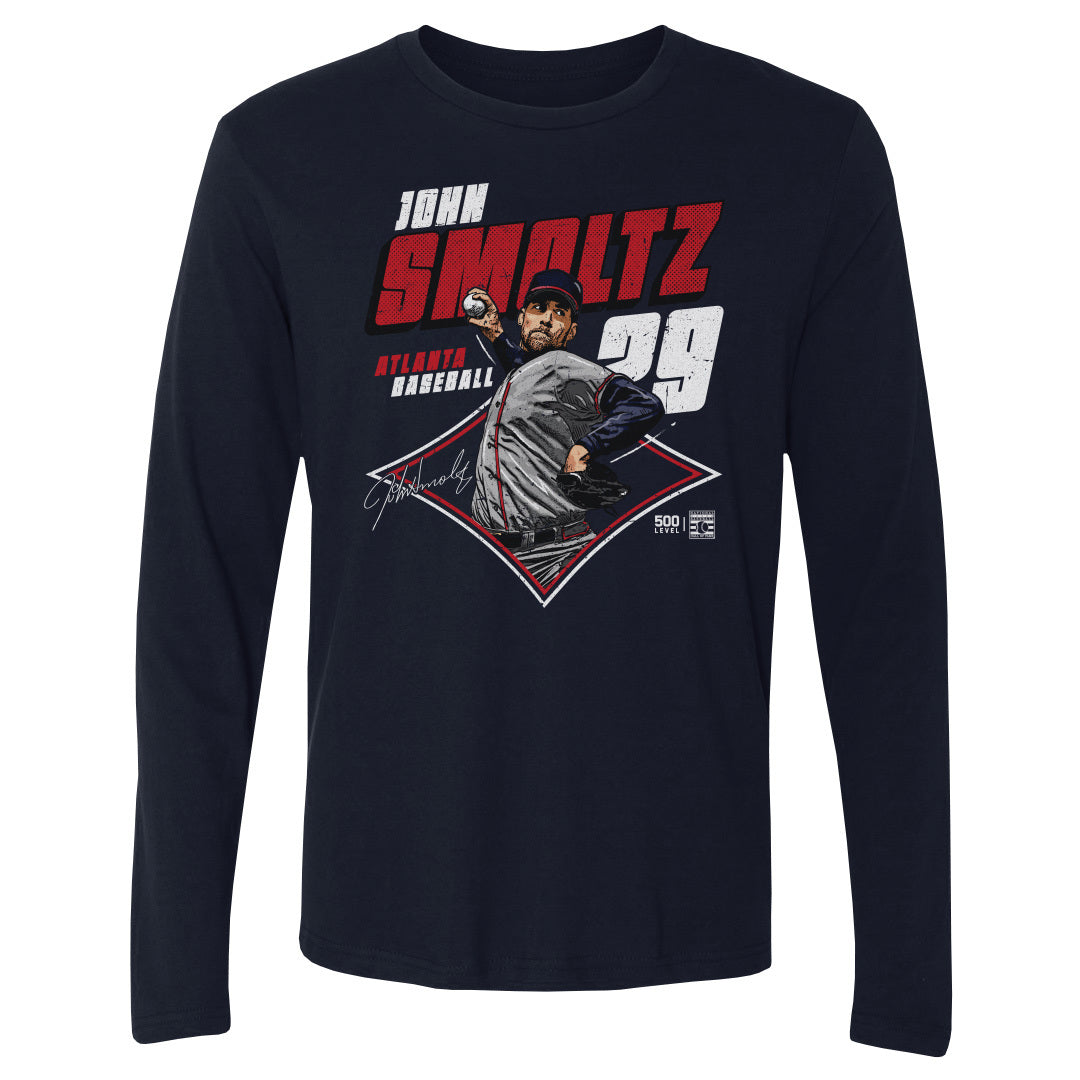 John Smoltz Men's Long Sleeve T-Shirt | 500 LEVEL