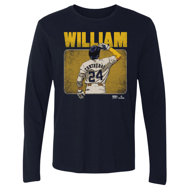 William Contreras Men's Long Sleeve T-Shirt | 500 LEVEL