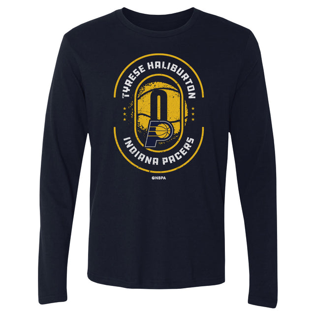 Tyrese Haliburton Men's Long Sleeve T-Shirt | 500 LEVEL