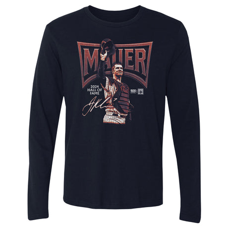 Joe Mauer Men's Long Sleeve T-Shirt | 500 LEVEL