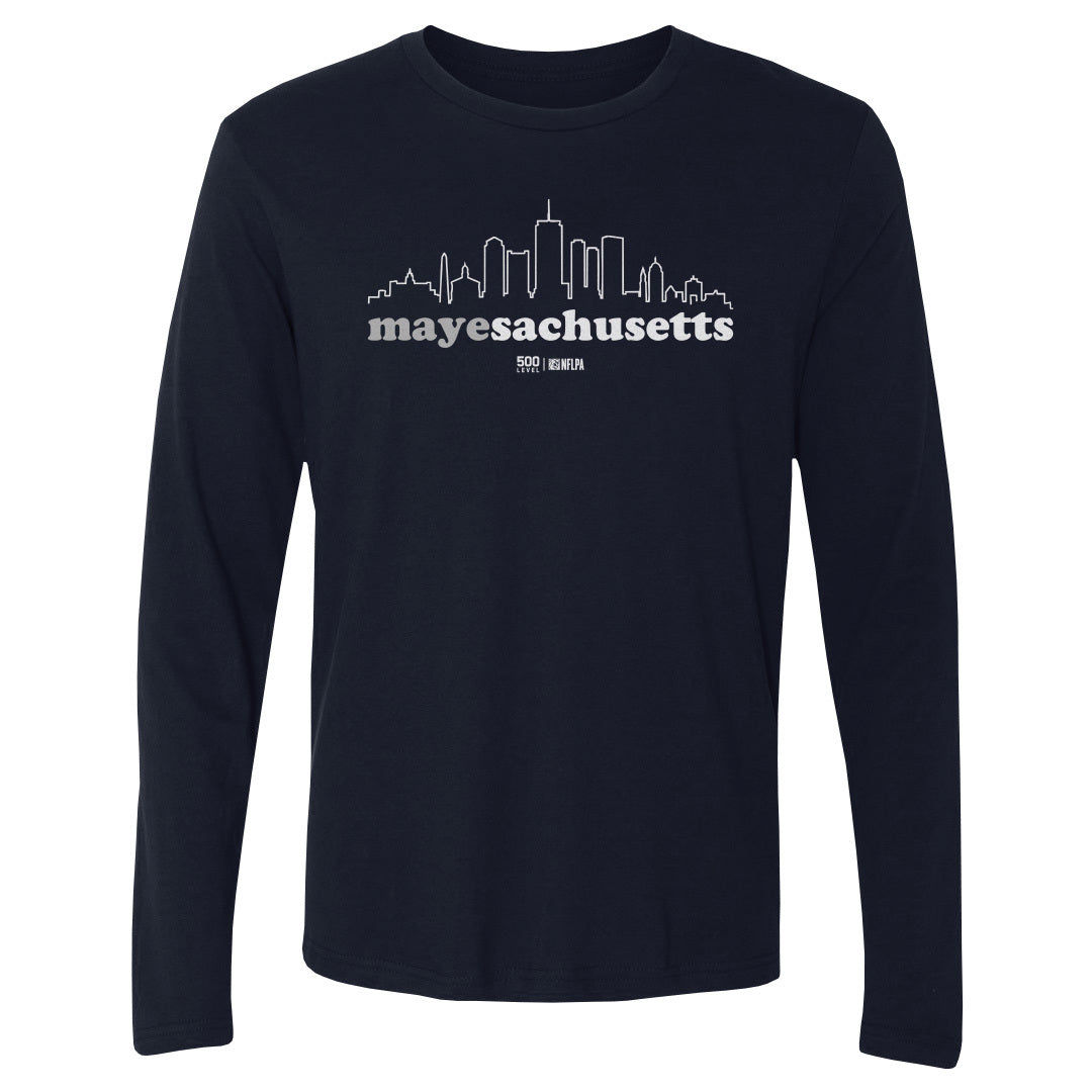 Drake Maye Men's Long Sleeve T-Shirt | 500 LEVEL