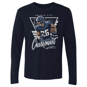 Zach Charbonnet Men's Long Sleeve T-Shirt | 500 LEVEL