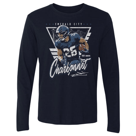 Zach Charbonnet Men's Long Sleeve T-Shirt | 500 LEVEL