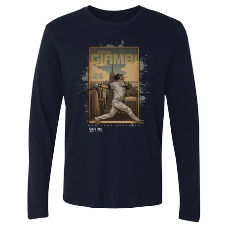 Jason Giambi Men's Long Sleeve T-Shirt | 500 LEVEL
