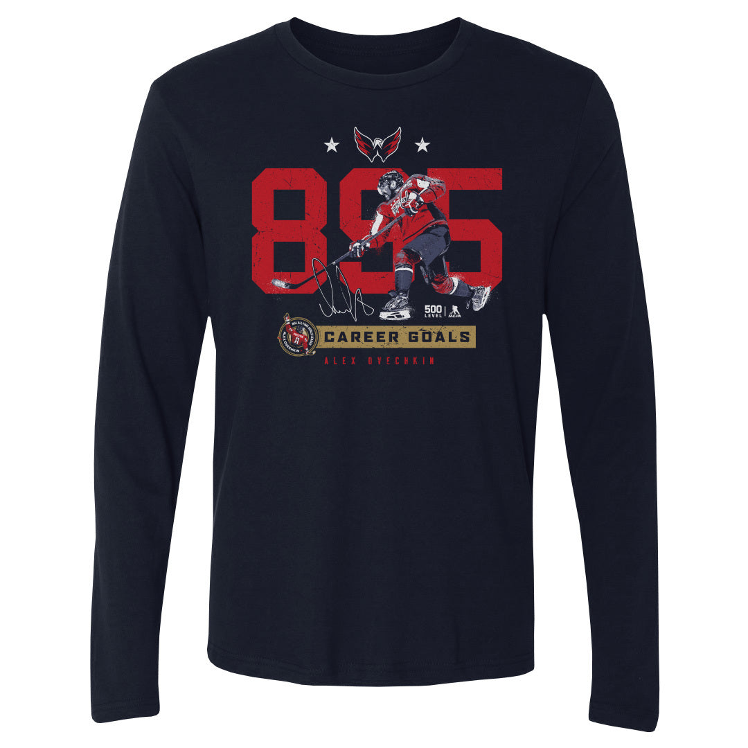 Alex Ovechkin Men's Long Sleeve T-Shirt | 500 LEVEL