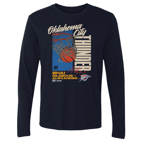 Shai Gilgeous-Alexander Men's Long Sleeve T-Shirt | 500 LEVEL