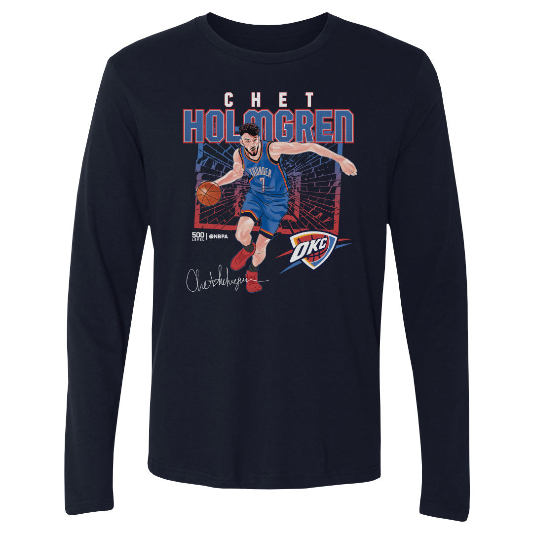 Chet Holmgren Men's Long Sleeve T-Shirt | 500 LEVEL