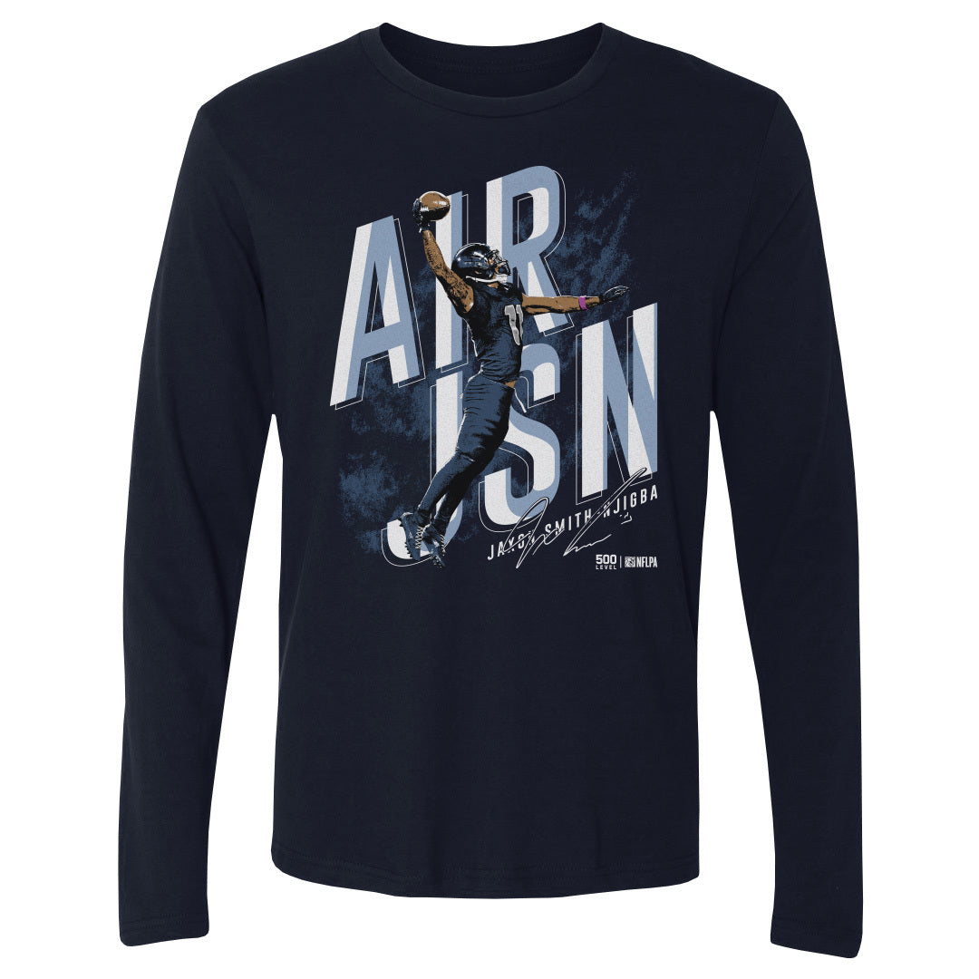 Jaxon Smith-Njigba Men's Long Sleeve T-Shirt | 500 LEVEL