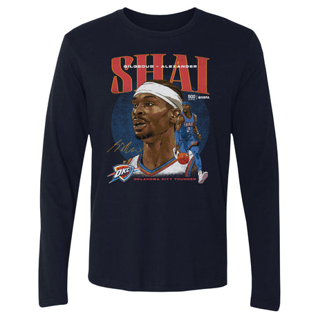 Shai Gilgeous-Alexander Men's Long Sleeve T-Shirt | 500 LEVEL