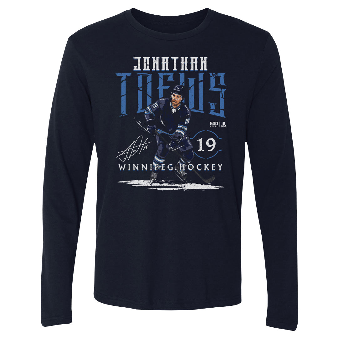 Jonathan Toews Men's Long Sleeve T-Shirt | 500 LEVEL