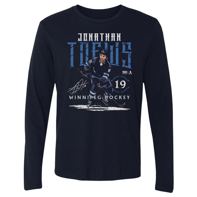 Jonathan Toews Men's Long Sleeve T-Shirt | 500 LEVEL