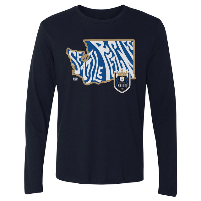 Seattle Reign FC Men's Long Sleeve T-Shirt | 500 LEVEL