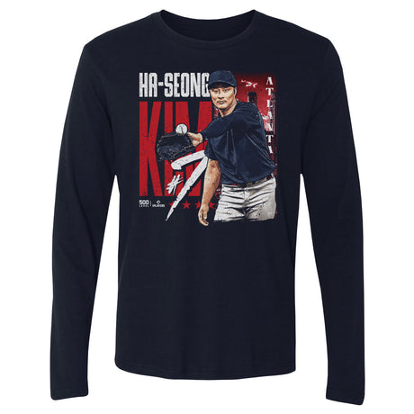 Ha-Seong Kim Men's Long Sleeve T-Shirt | 500 LEVEL