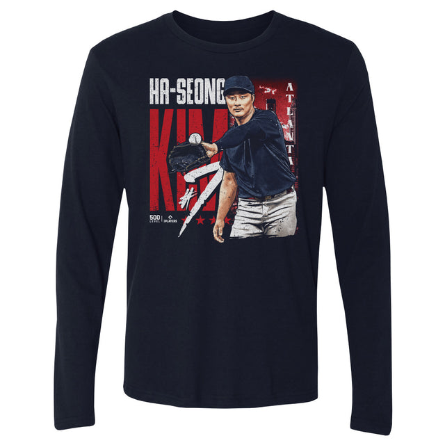 Ha-Seong Kim Men's Long Sleeve T-Shirt | 500 LEVEL