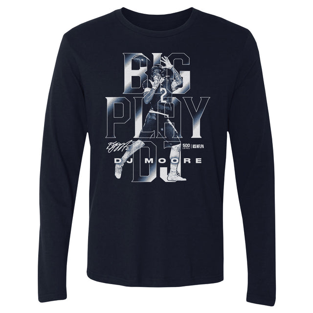 D.J. Moore Men's Long Sleeve T-Shirt | 500 LEVEL