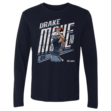 Drake Maye Men's Long Sleeve T-Shirt | 500 LEVEL