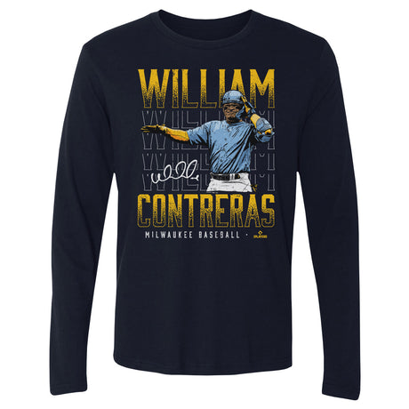 William Contreras Men's Long Sleeve T-Shirt | 500 LEVEL