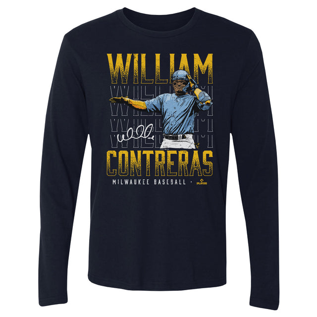 William Contreras Men's Long Sleeve T-Shirt | 500 LEVEL