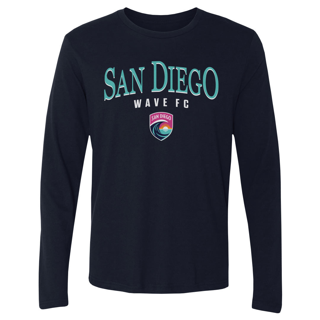 San Diego Wave FC Men's Long Sleeve T-Shirt | 500 LEVEL