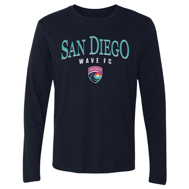 San Diego Wave FC Men's Long Sleeve T-Shirt | 500 LEVEL