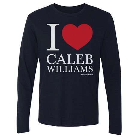 Caleb Williams Men's Long Sleeve T-Shirt | 500 LEVEL