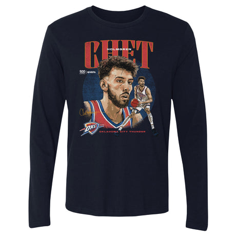 Chet Holmgren Men's Long Sleeve T-Shirt | 500 LEVEL