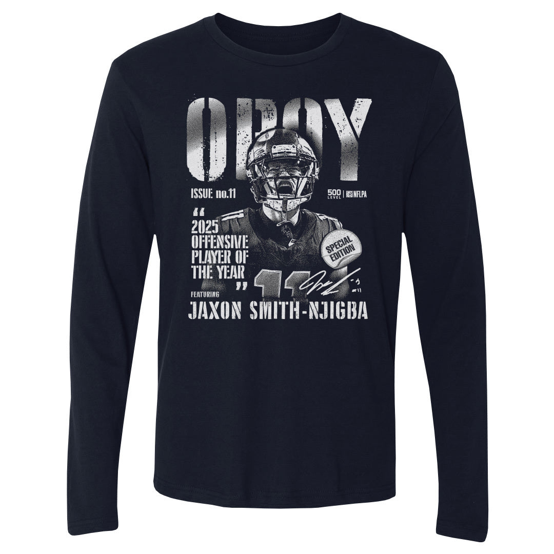 Jaxon Smith-Njigba Men's Long Sleeve T-Shirt | 500 LEVEL