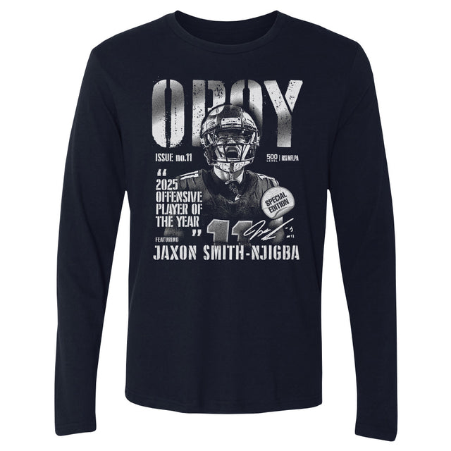 Jaxon Smith-Njigba Men's Long Sleeve T-Shirt | 500 LEVEL