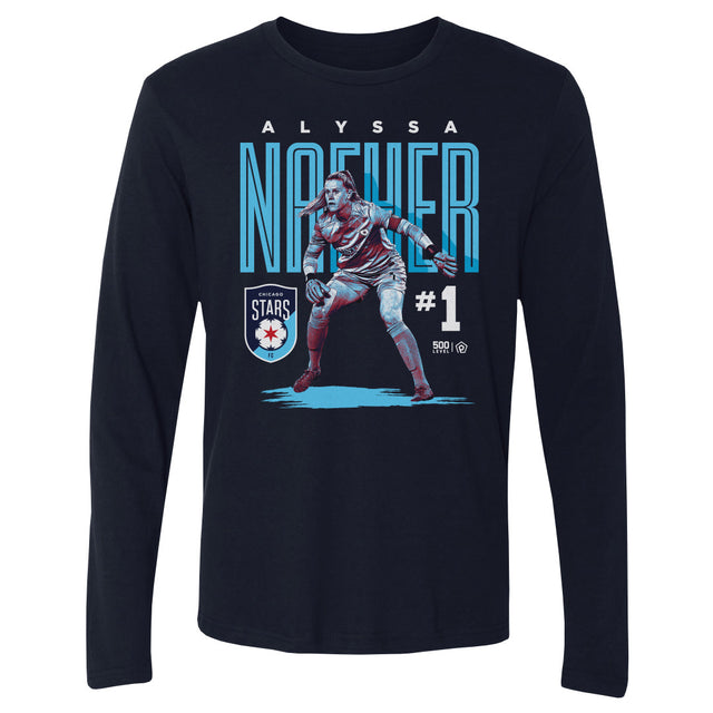 Alyssa Naeher Men's Long Sleeve T-Shirt | 500 LEVEL