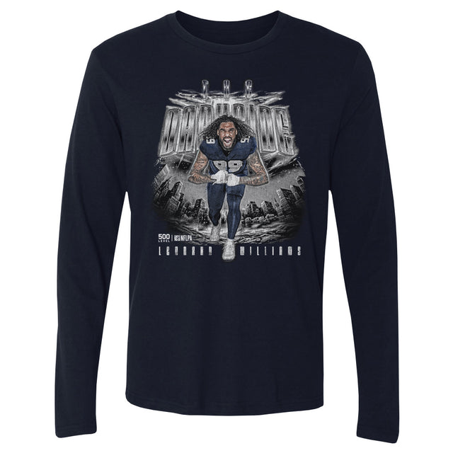 Leonard Williams Men's Long Sleeve T-Shirt | 500 LEVEL