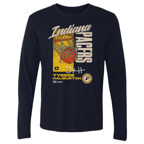 Tyrese Haliburton Men's Long Sleeve T-Shirt | 500 LEVEL