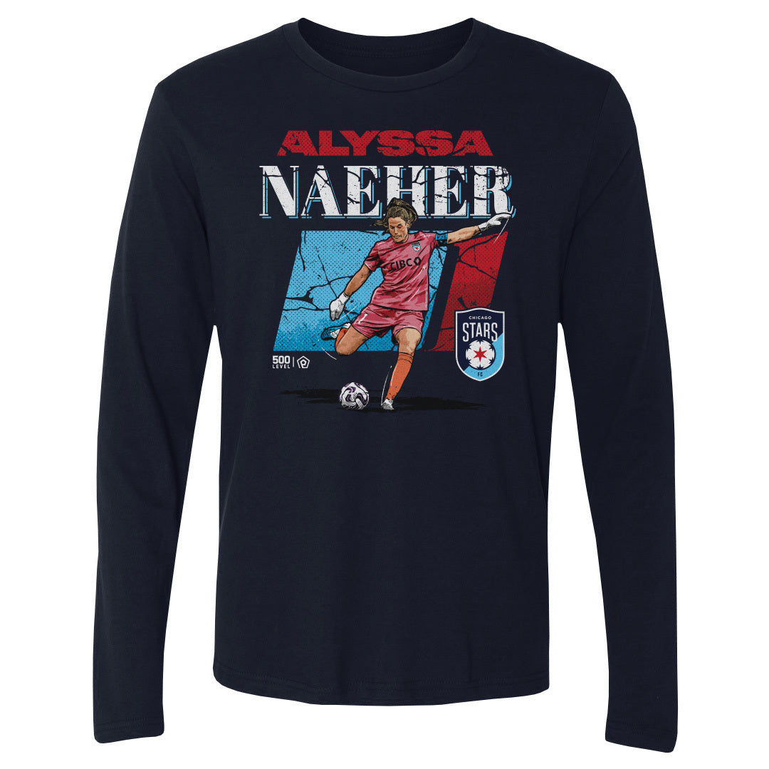 Alyssa Naeher Men's Long Sleeve T-Shirt | 500 LEVEL