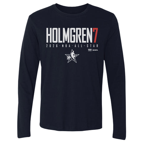 Chet Holmgren Men's Long Sleeve T-Shirt | 500 LEVEL