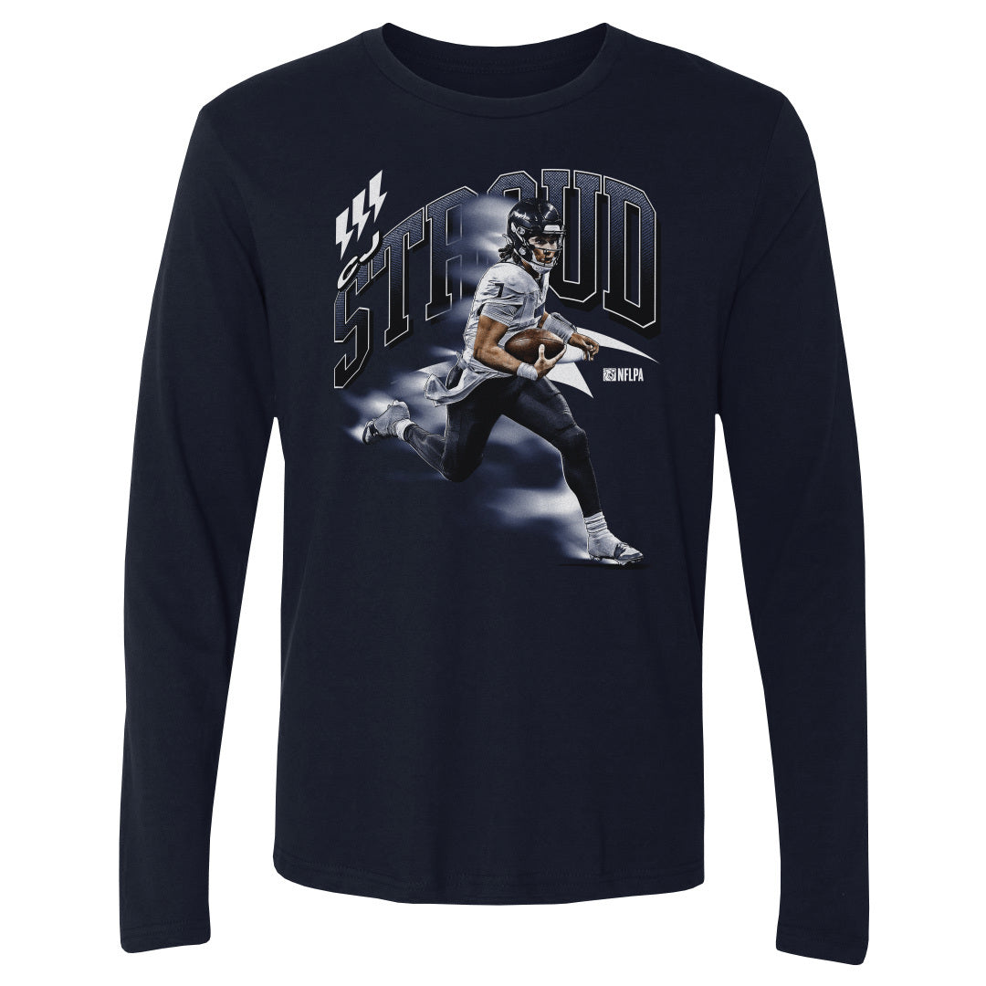 C.J. Stroud Men's Long Sleeve T-Shirt | 500 LEVEL