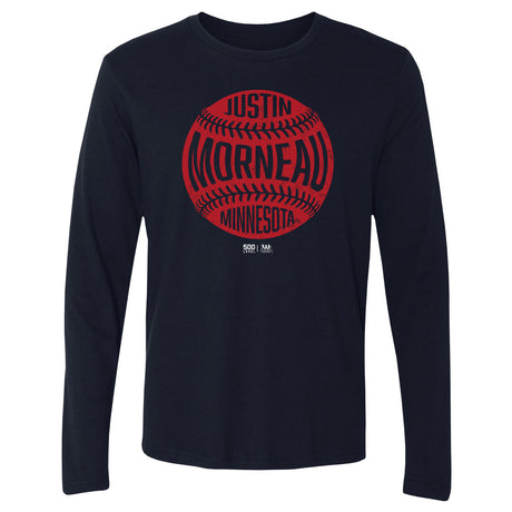Justin Morneau Men's Long Sleeve T-Shirt | 500 LEVEL