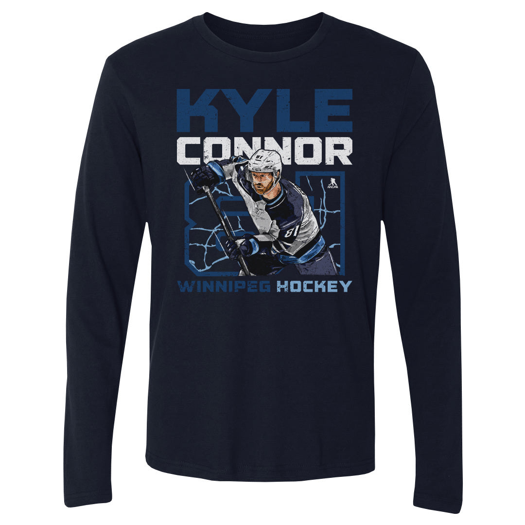 Kyle Connor Men's Long Sleeve T-Shirt | 500 LEVEL