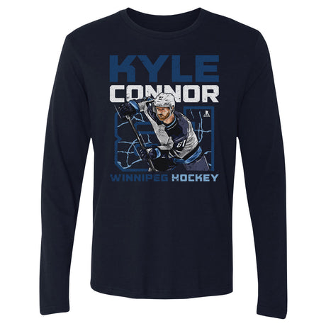 Kyle Connor Men's Long Sleeve T-Shirt | 500 LEVEL